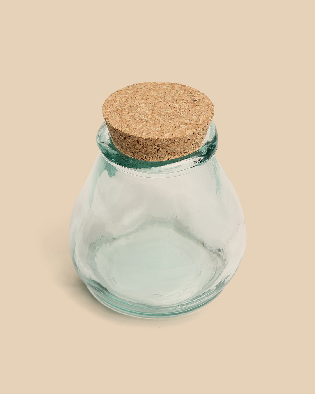 Vaso Di Vetro Belly - Blu - M