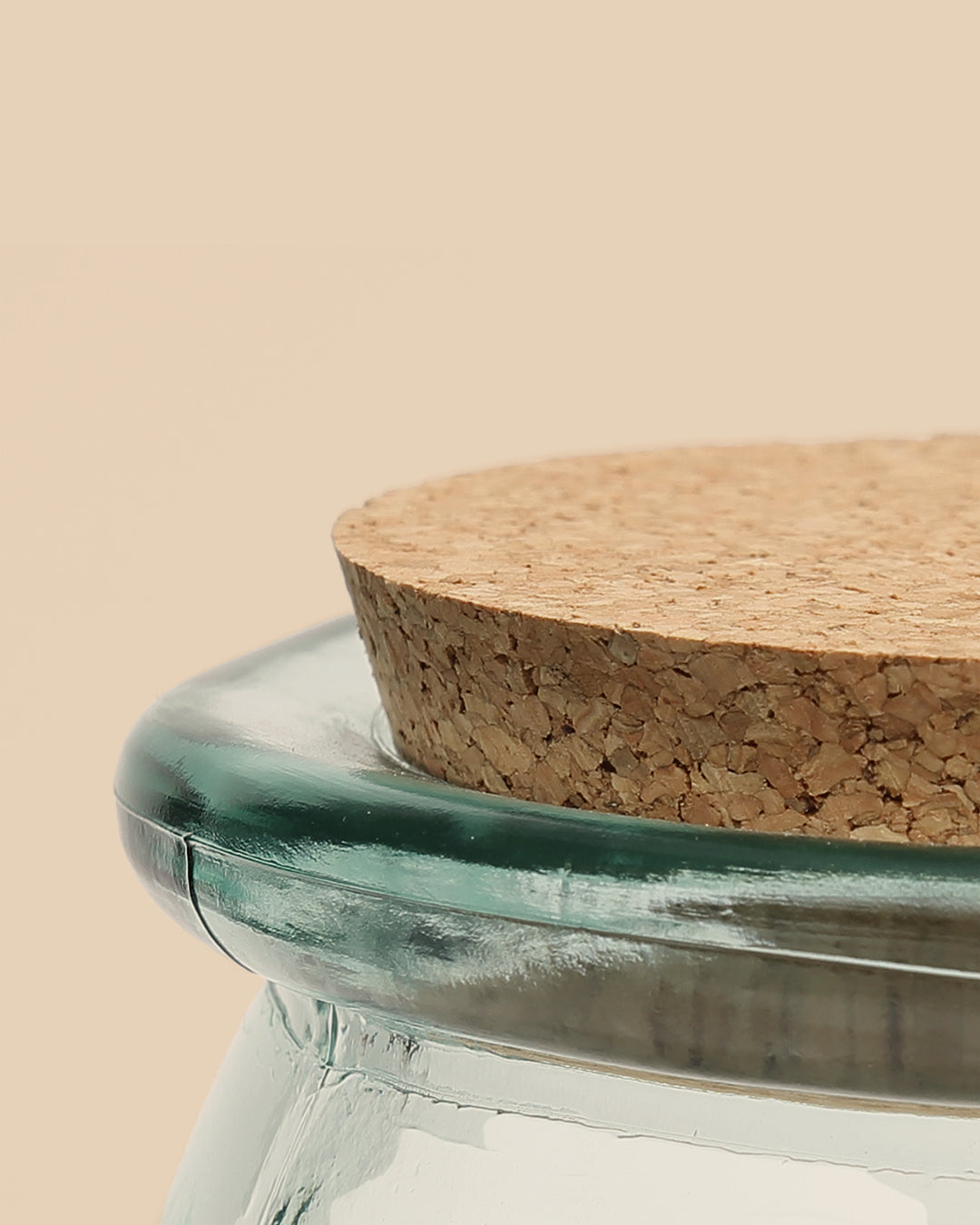 Vaso Di Vetro Belly - Blu - M