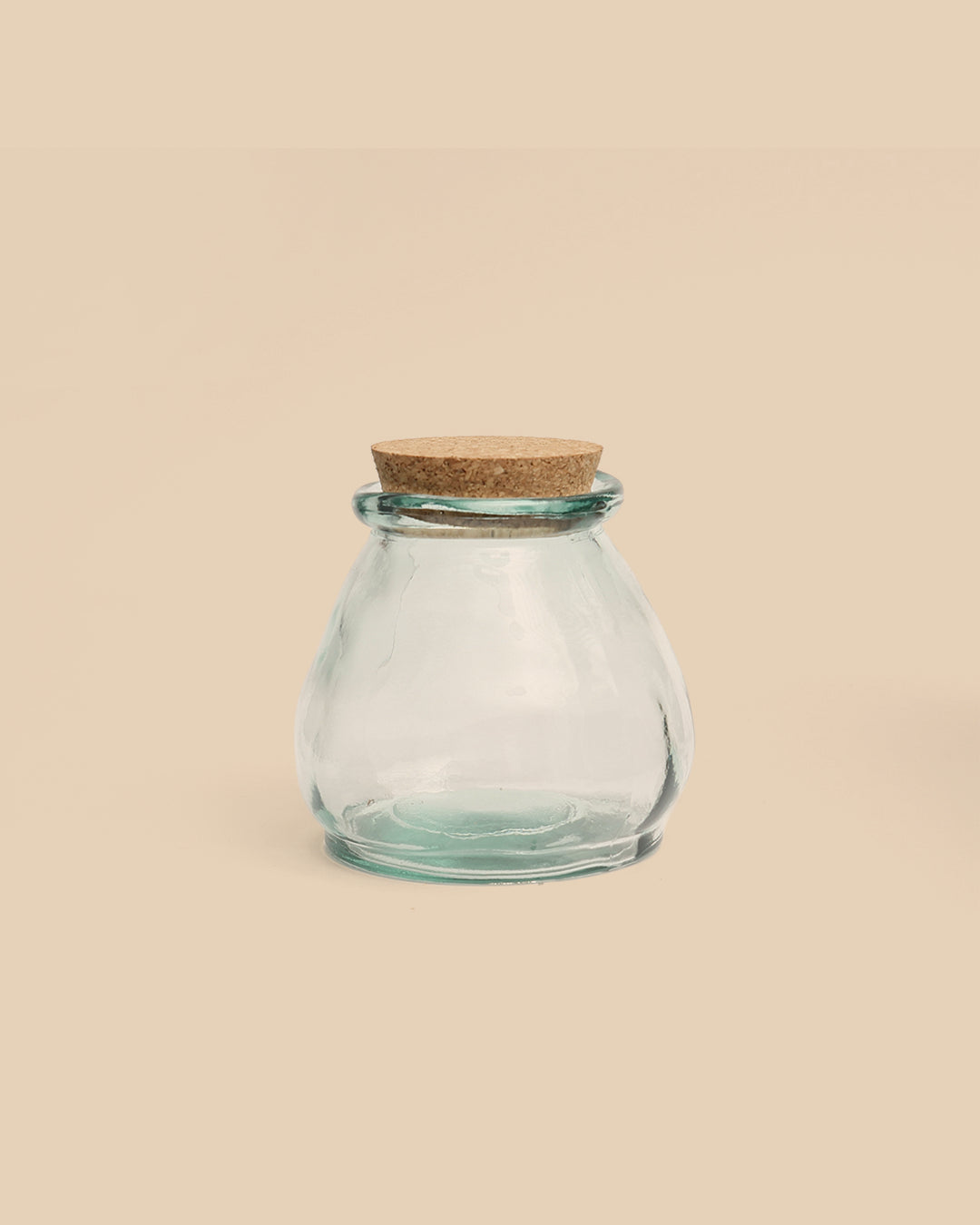 Vaso di Vetro Belly - Blu - S