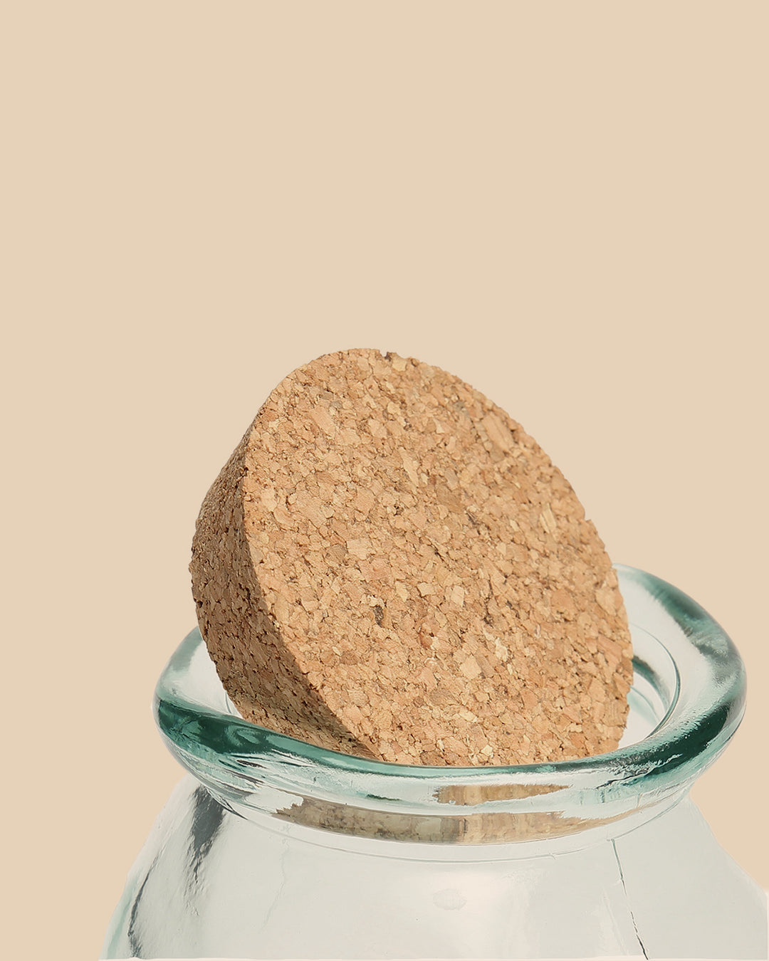 Vaso di Vetro Belly - Blu - S