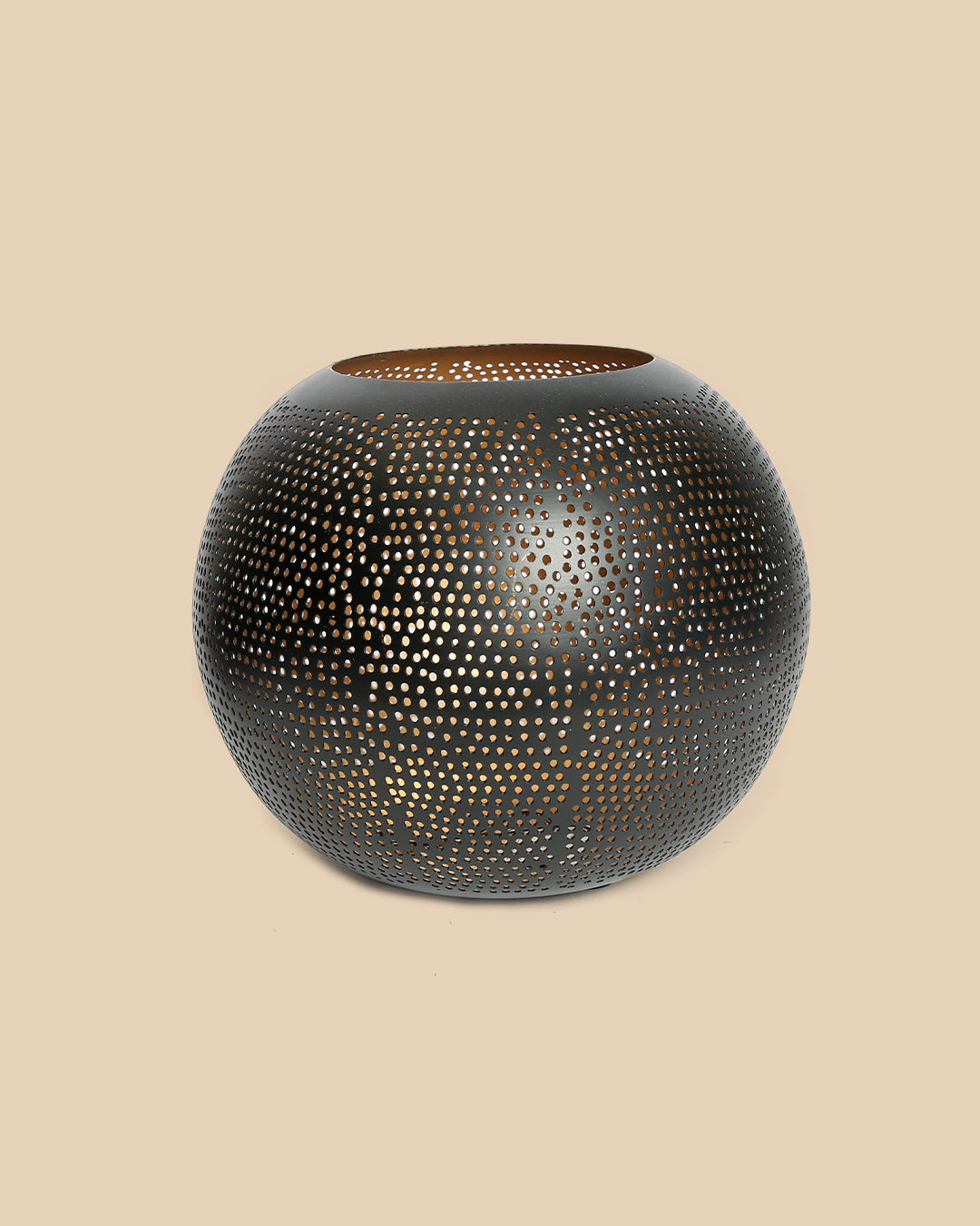 Die Pierced Ball - Schwarz Gold - L