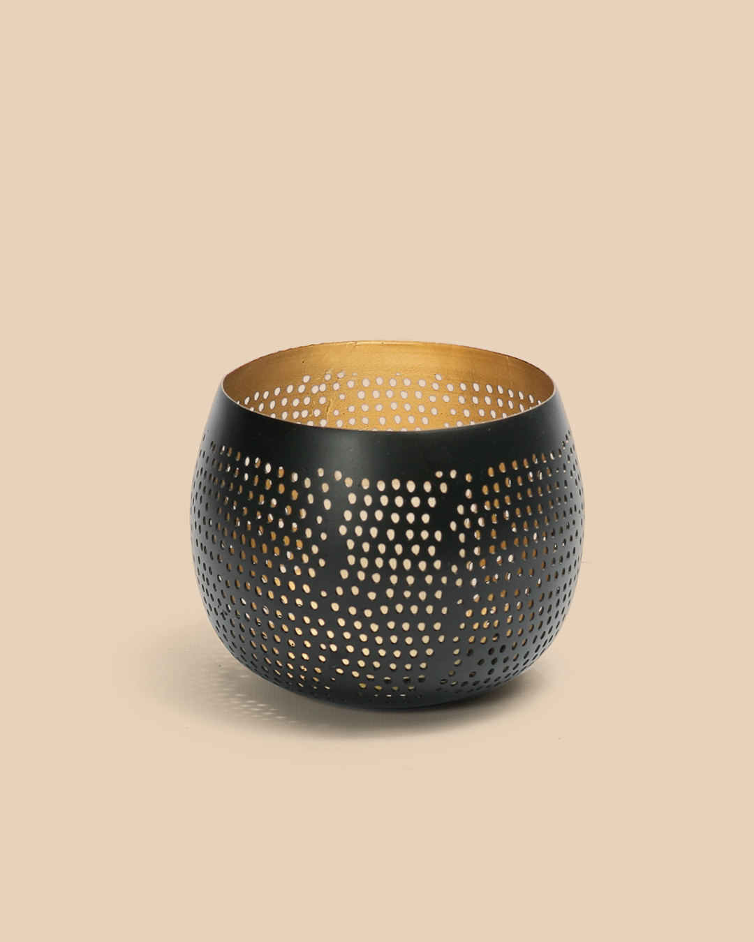 The Pierced Ball - Black Gold - S