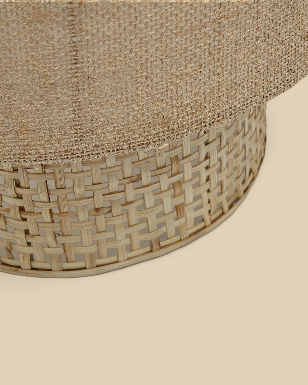 La Bolly Jute Lampada da Parete - Naturale - M