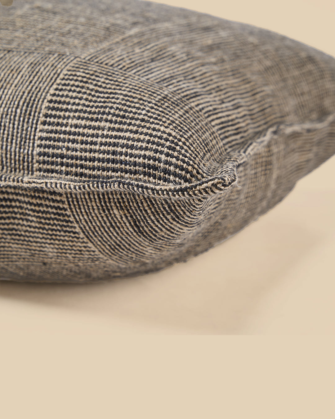 La Fodera per Cuscini Bloc Party - Nero Naturale - 50x50