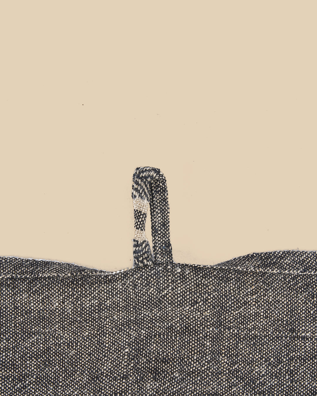 Il Canovaccio Linen Dash - Nero Naturale - 50x70