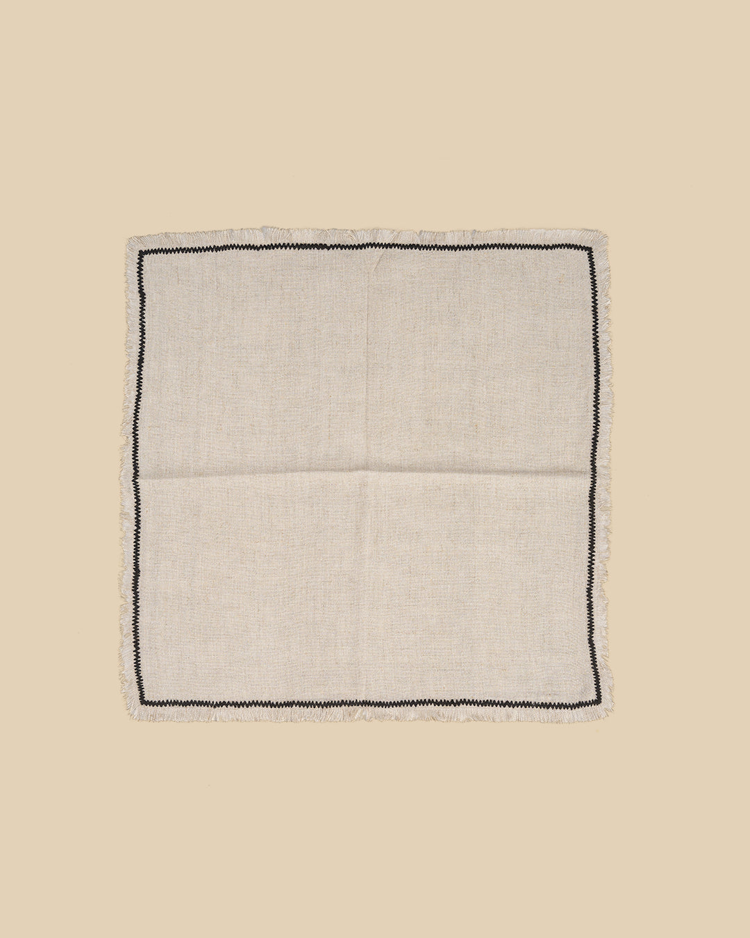 The Tuscany Napkin - Natural Black - 45x45