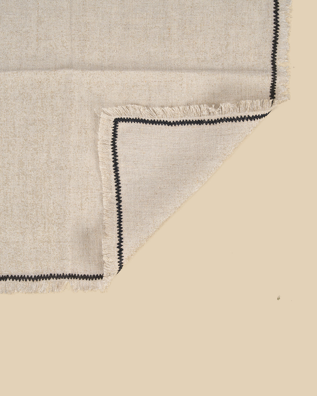 The Tuscany Napkin - Natural Black - 45x45