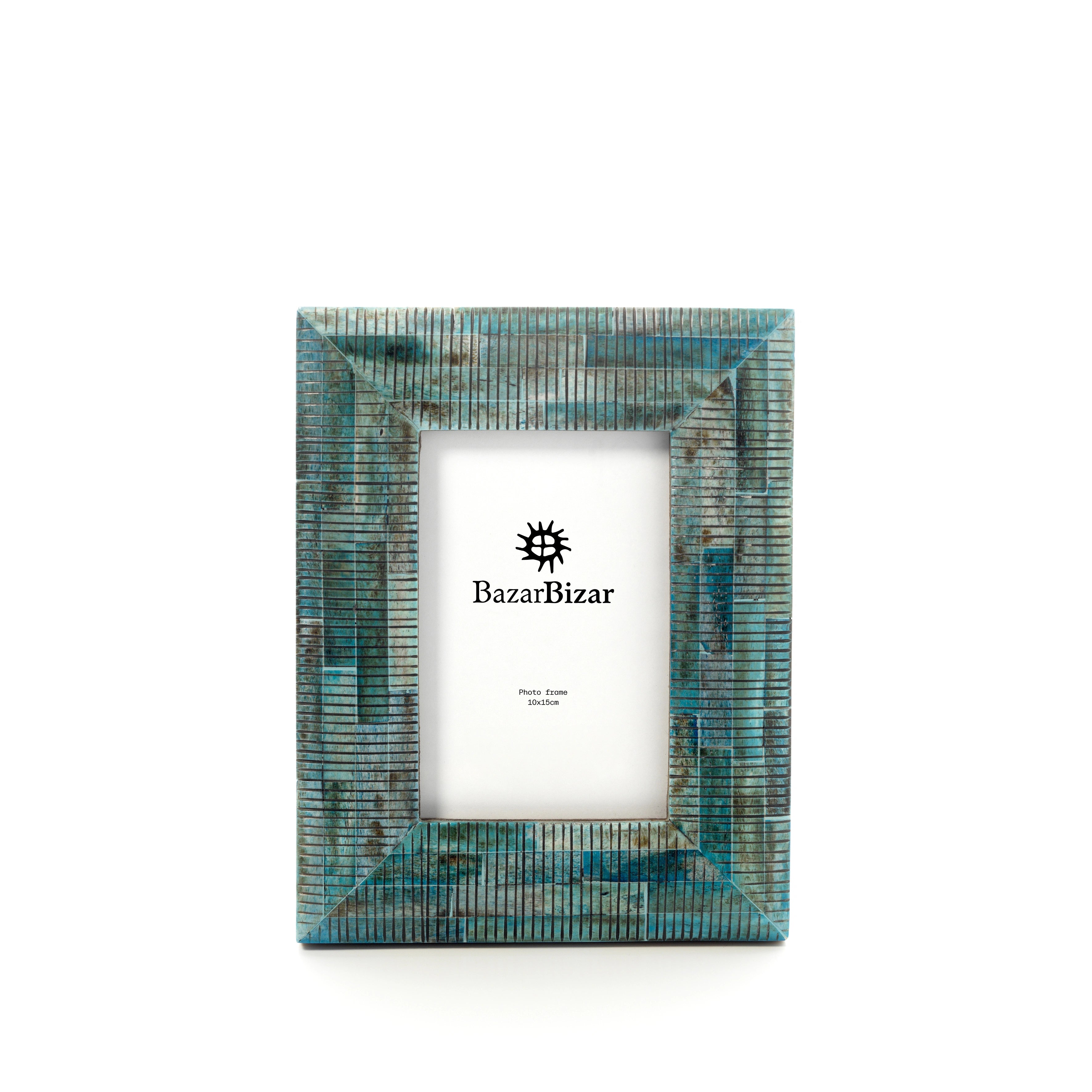 El Ocean Ripple Frame - Turquesa - 10x15