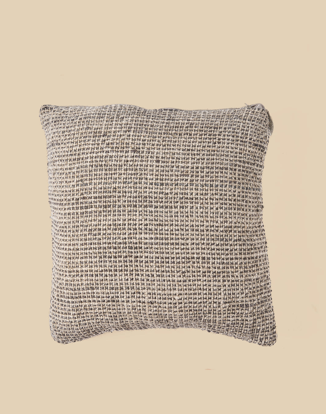 La Fodera per Cuscini Linen Grain - Nero Naturale