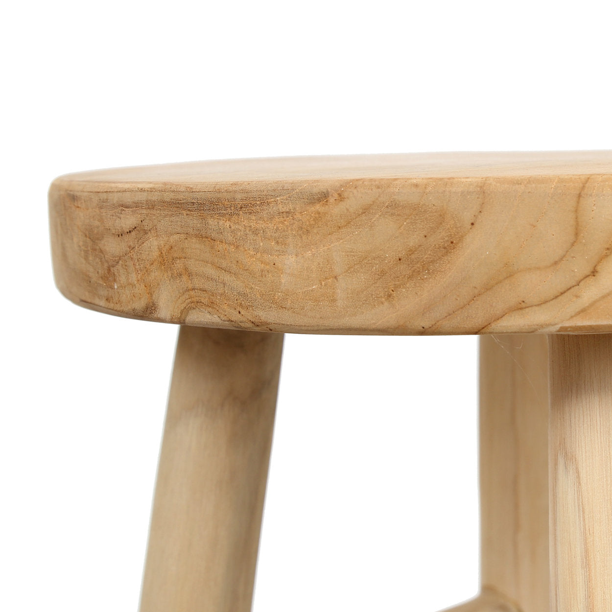 Handcrafted 75 cm wooden tall bar stool, perfect for parties and gatherings