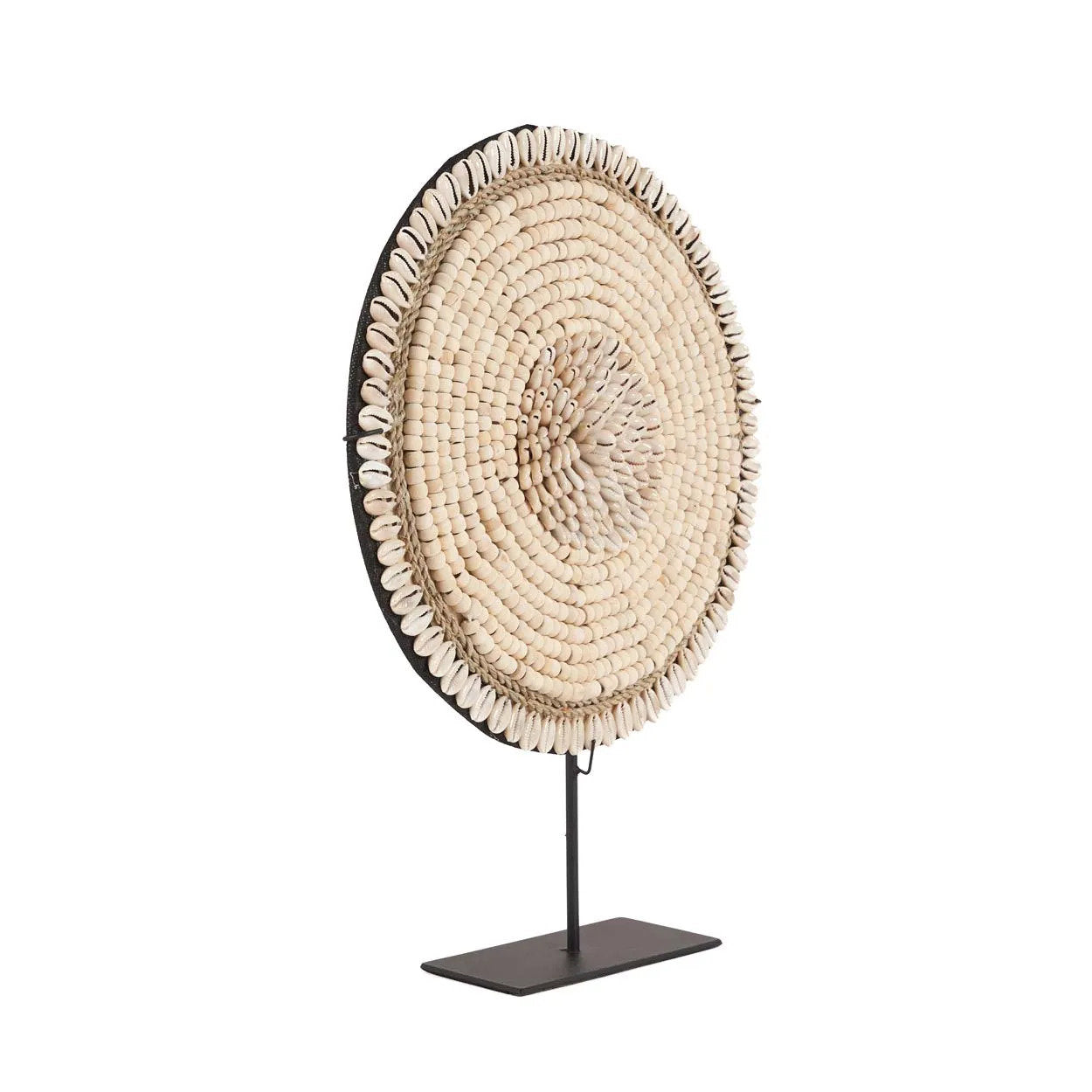 Elegant shell ornament with handcrafted finish – organic coastal design element