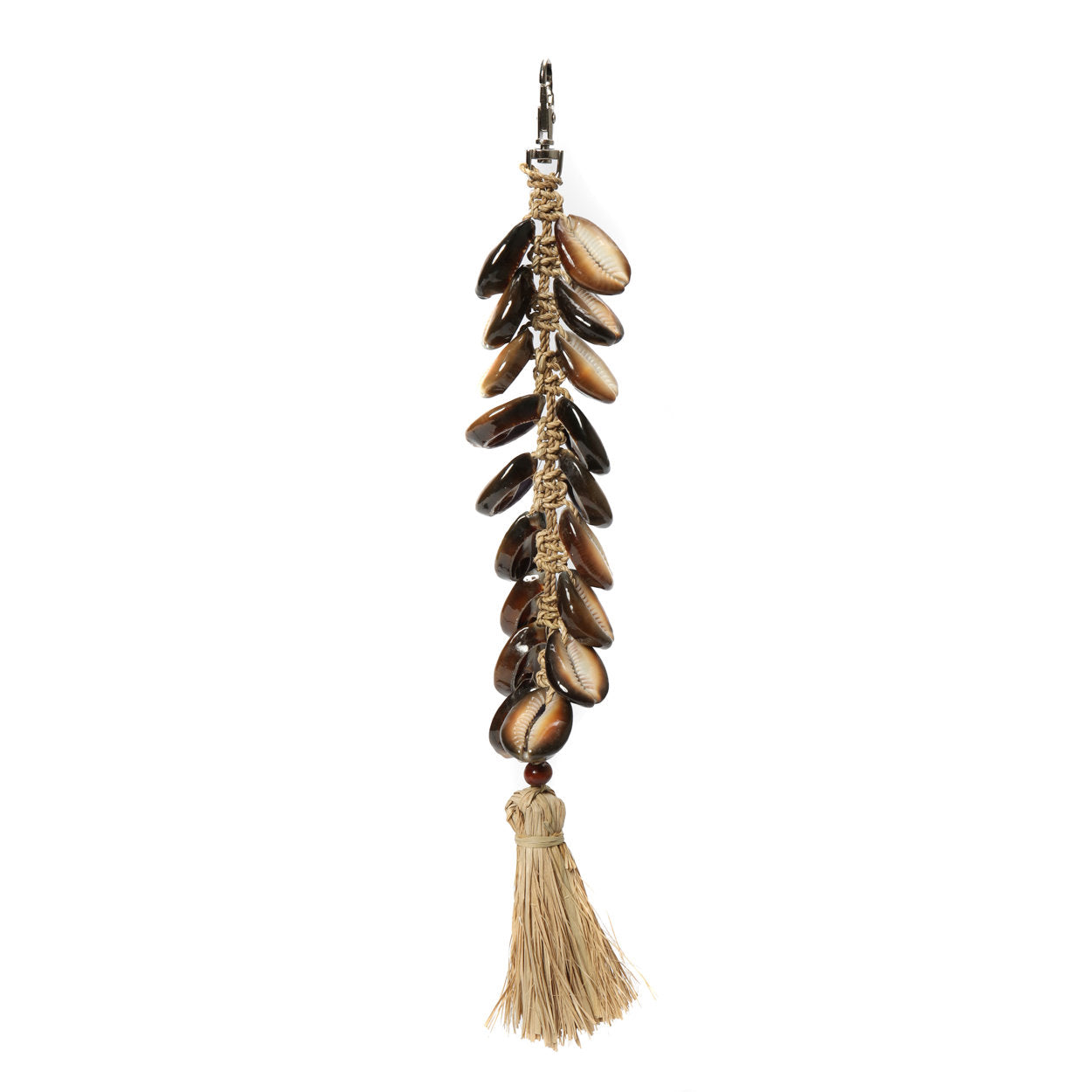 the-raffia-fishbone-keychain-natural-black