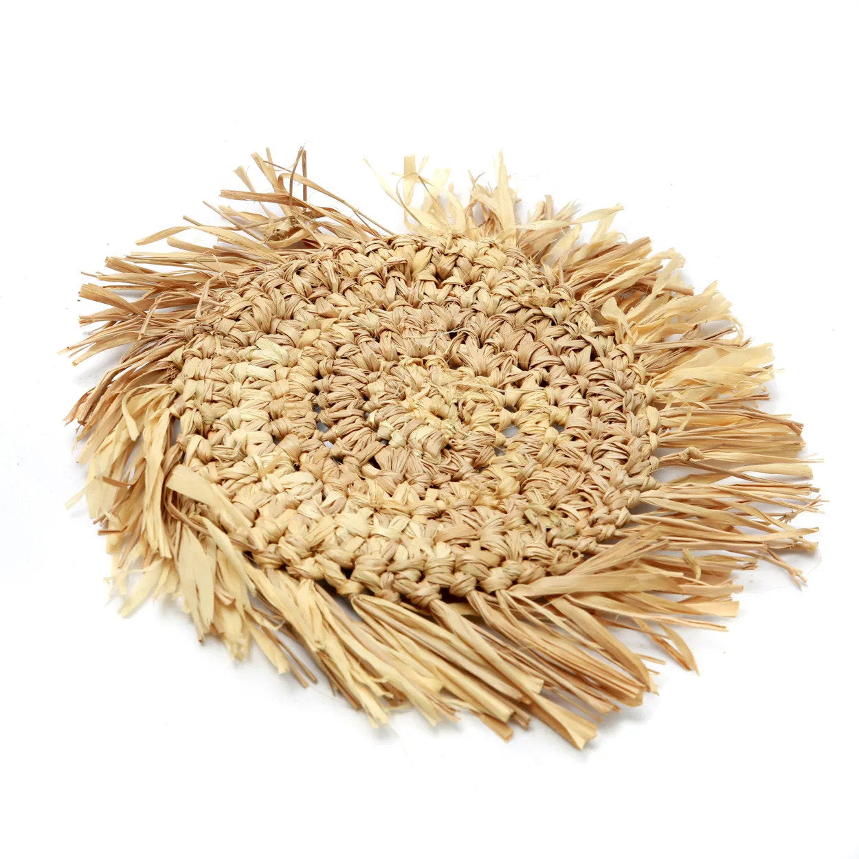 the-fringe-raffia-coaster-natural