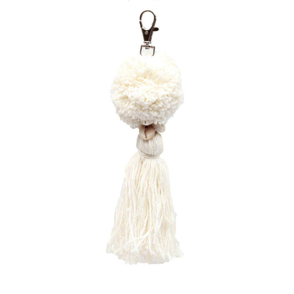 the-pompom-keychain-white