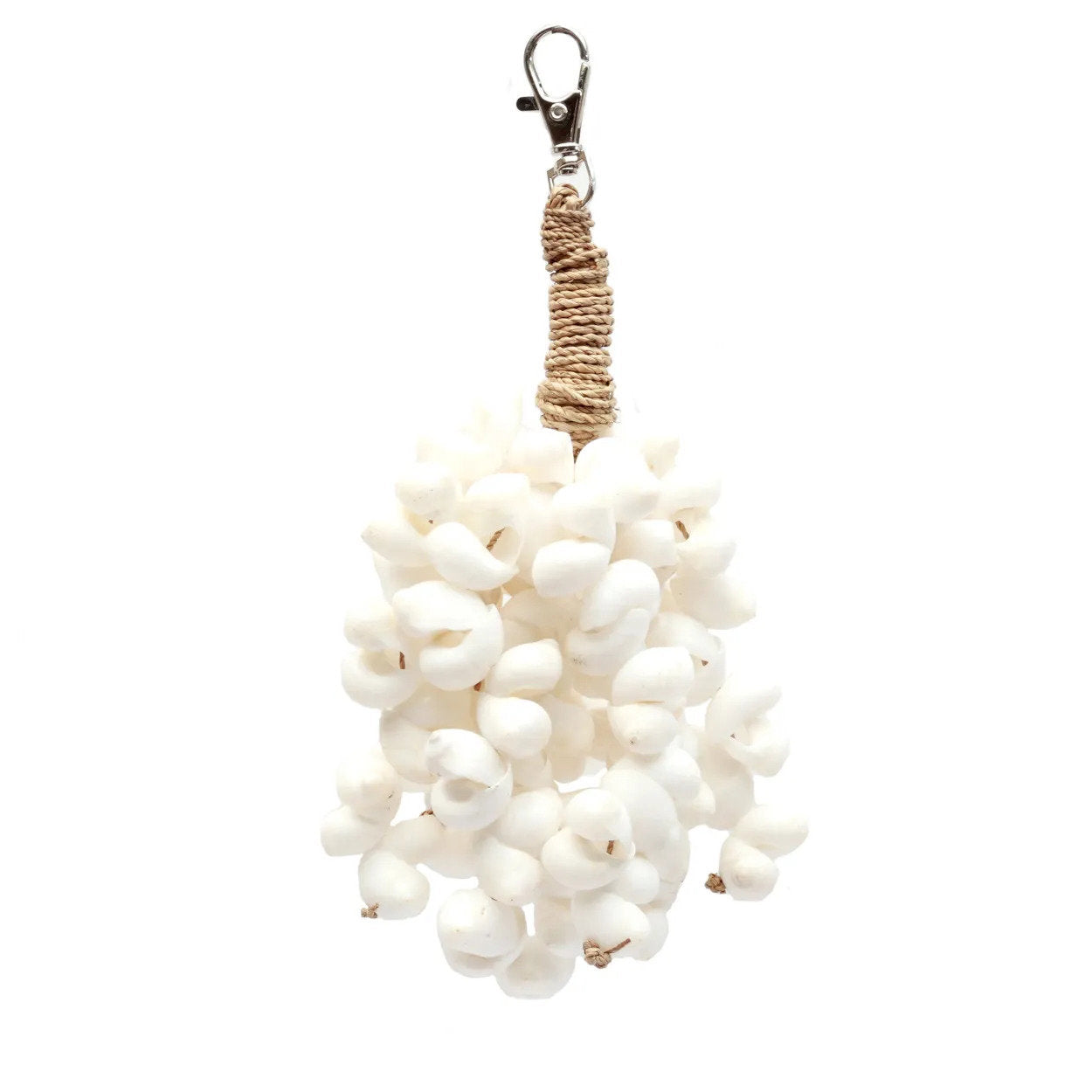 the-kai-shell-keychain-white