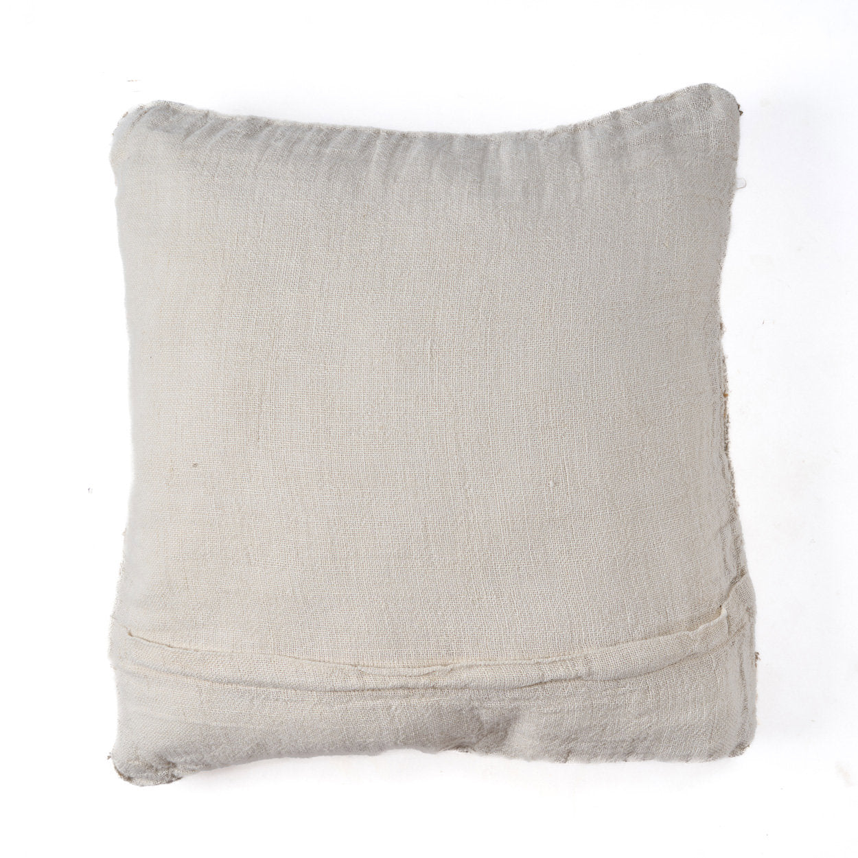 White linen cushion cover 50x50 cm, eco-friendly and breathable for everyday home styling.