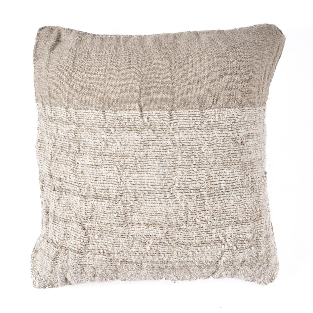 The Linen Edit Cushion Cover Natural, 50x50 cm linen cushion cover with zipper for timeless style.