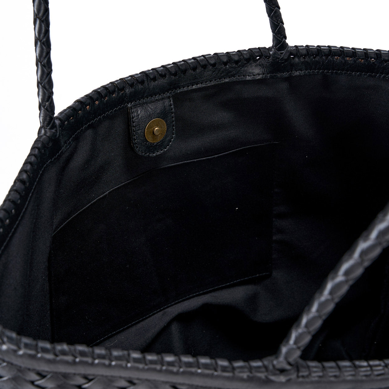 Luxury leather shopper tote, perfect for work, shopping, or travel