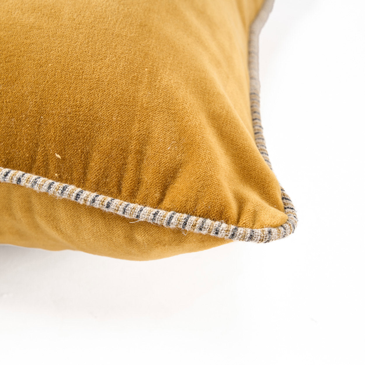 50x50 decorative mustard velvet pillow cover with soft texture and subtle sheen