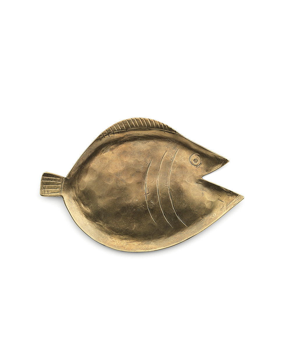Large handcrafted brass serving tray with smooth golden finish, perfect for drinks, snacks, or tabletop décor.