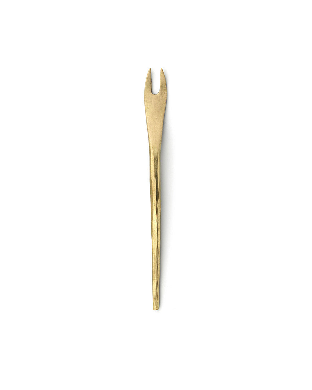 Cocktail fork gold finish, perfect for elegant appetizer serving and table styling