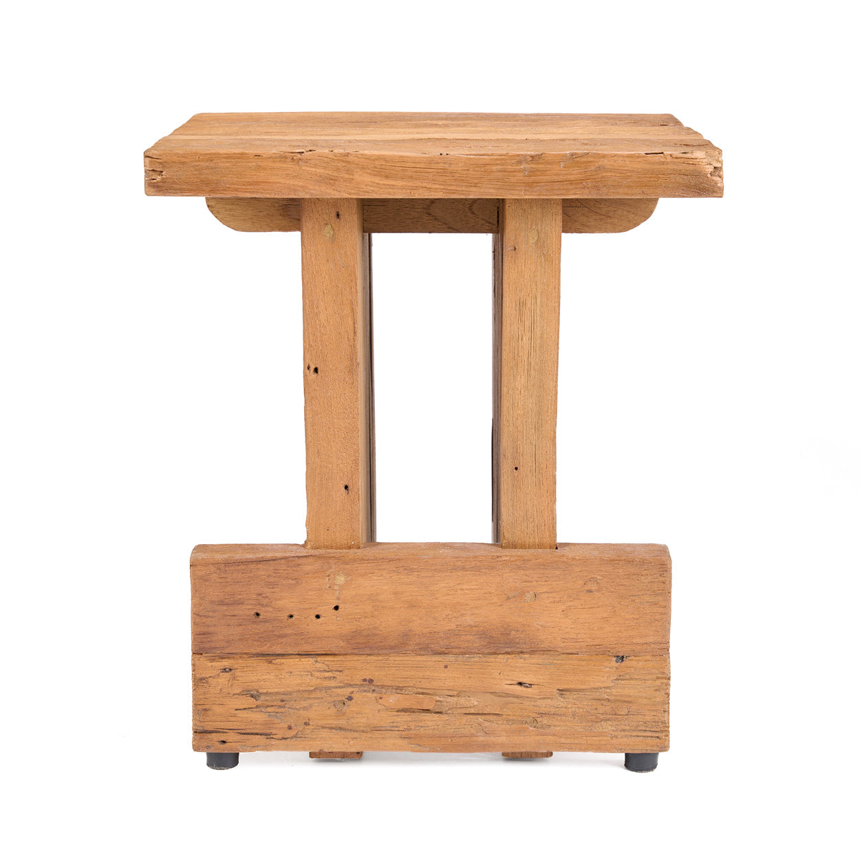 Natural Block Stool with Minimal Form and Timeless Warmth – Bazar