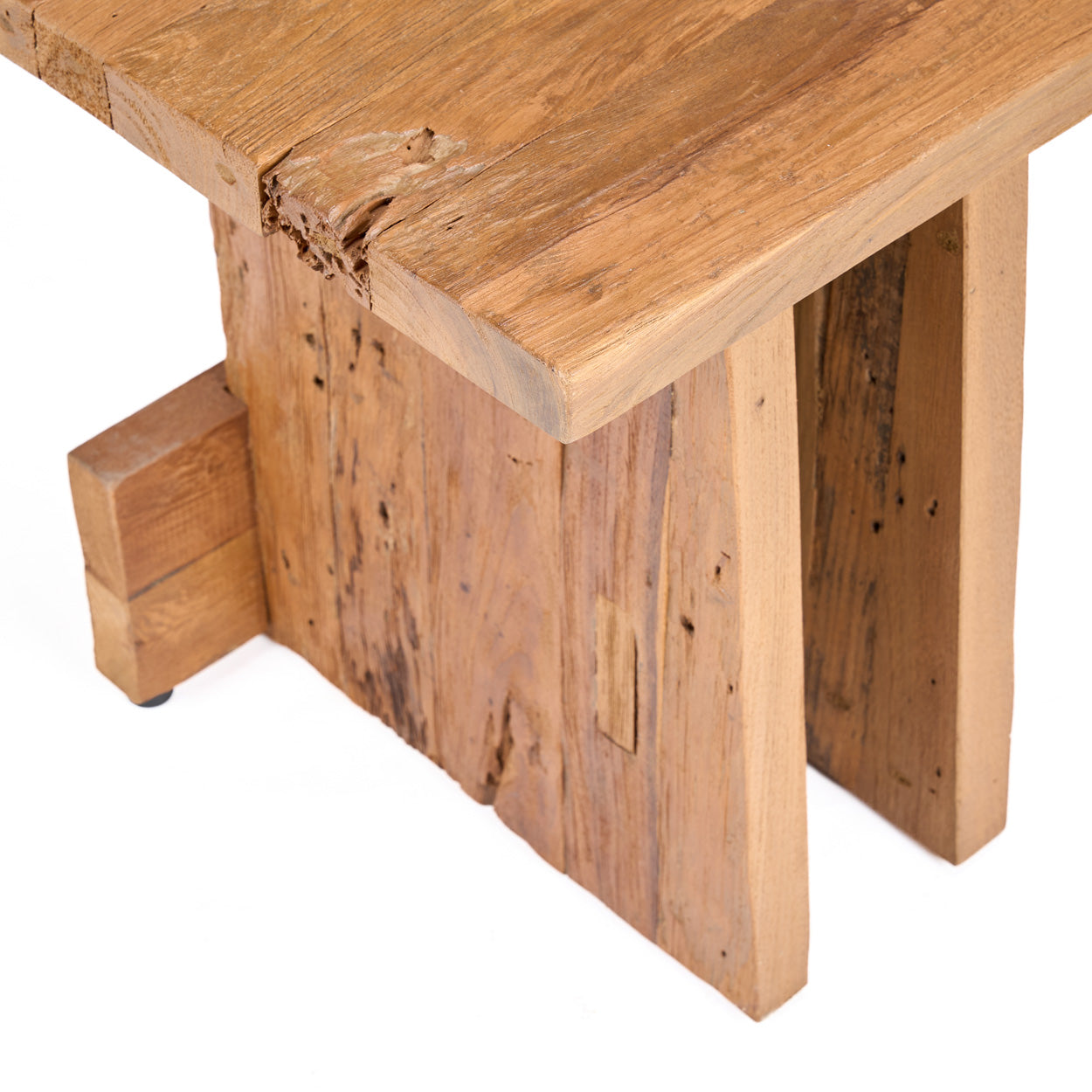 Natural Block Stool with Minimal Form and Timeless Warmth – Bazar