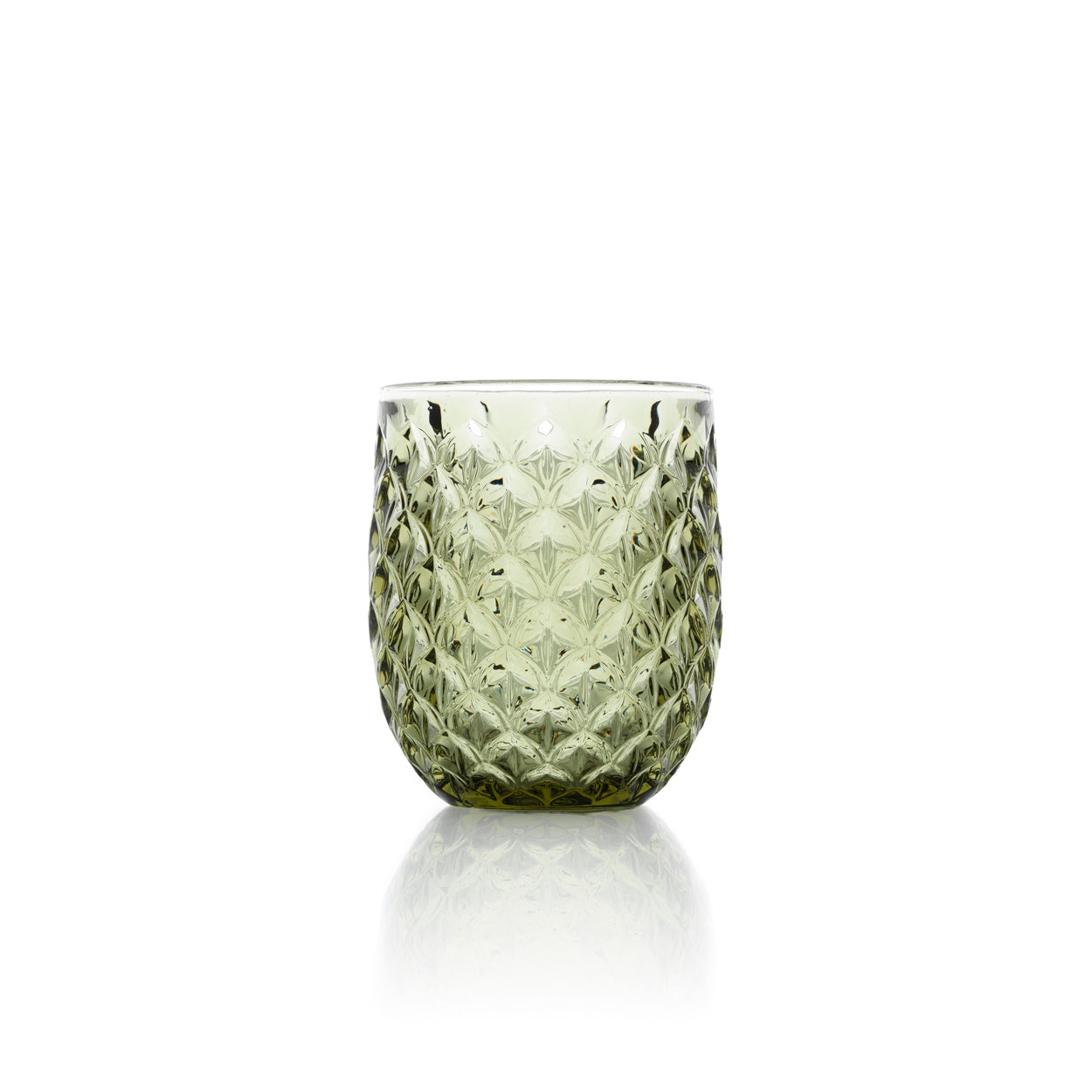 the-starbeam-water-glass-olive-green
