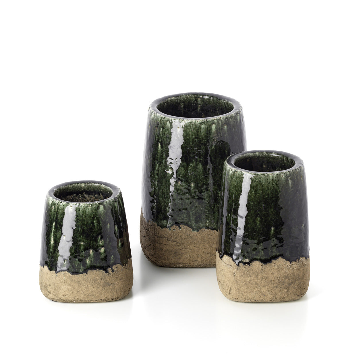 the-moss-conical-planter-concrete-green-m