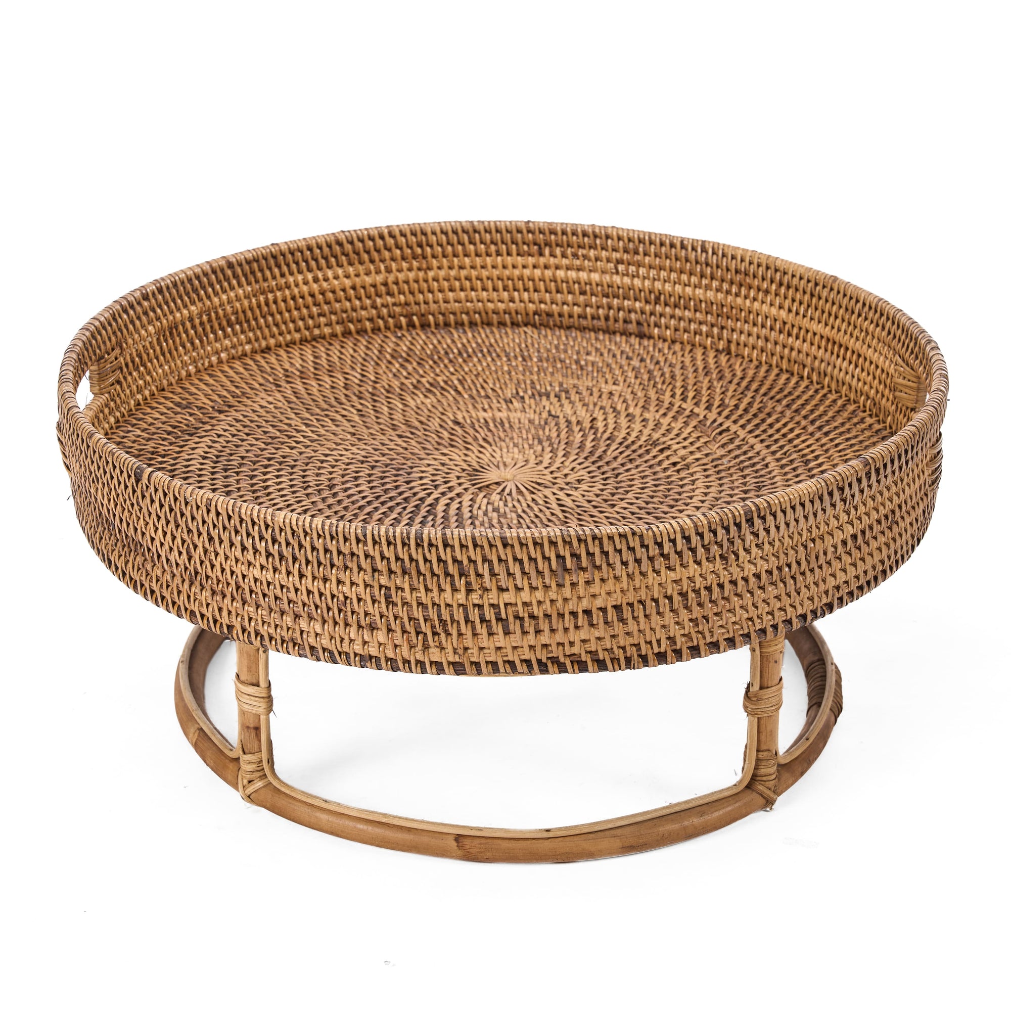 Il Rattan Rise Tray - Marrone Naturale