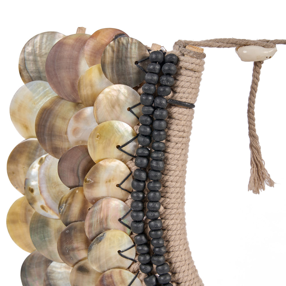 Le Clam Couture Sur Support - Naturel