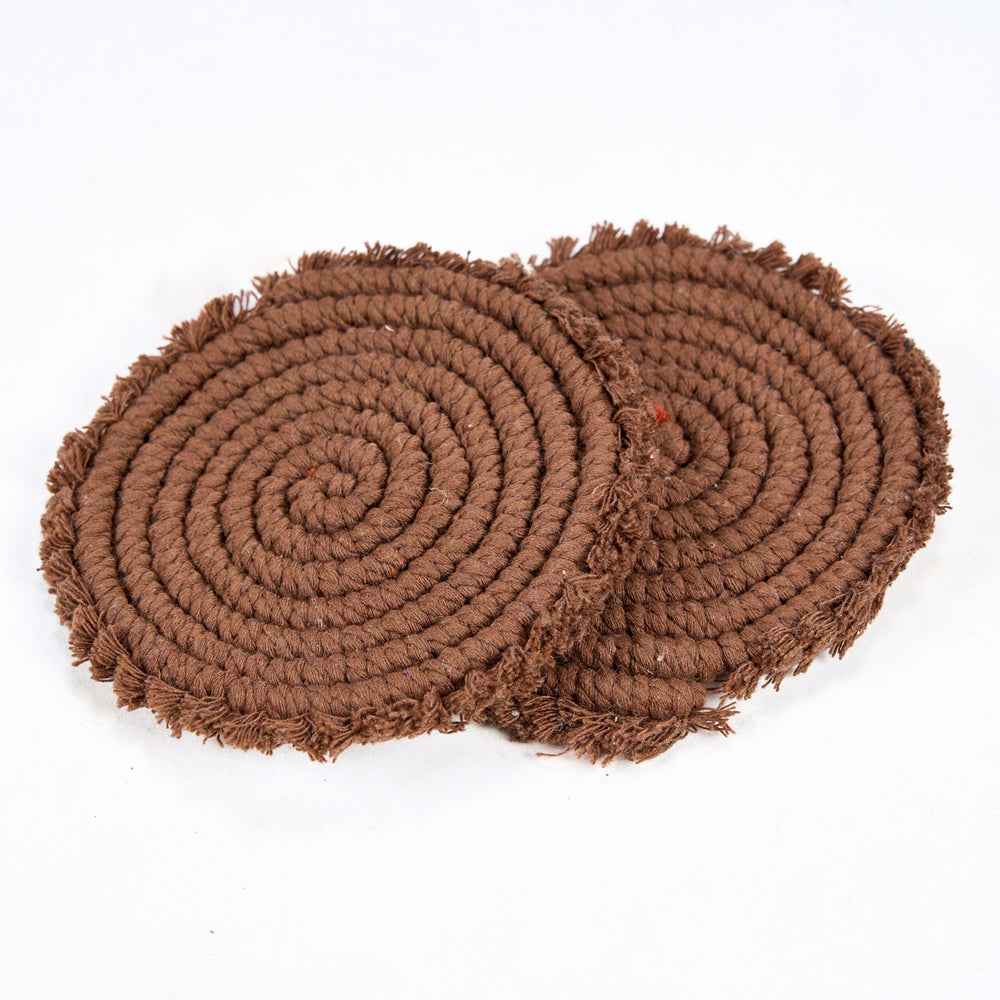 Il Sottobicchiere Cotton - Noce Scuro