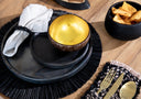 De Beaded Servetring - Zwart