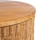 Runder Magani Couchtisch Aus Abaca - Natur
