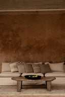 The Linen Stitch Cushion Cover - Natural White