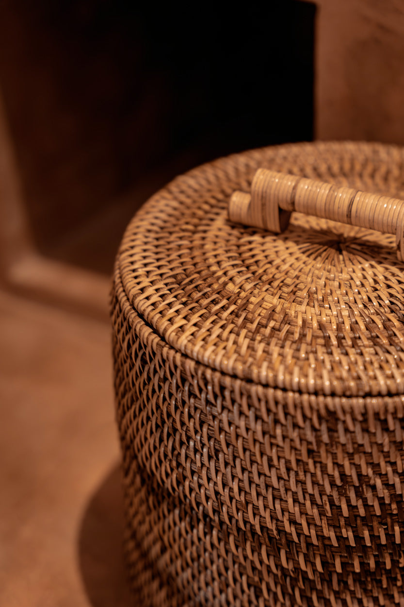Le Panier En Rotin Haut - Brun Naturel