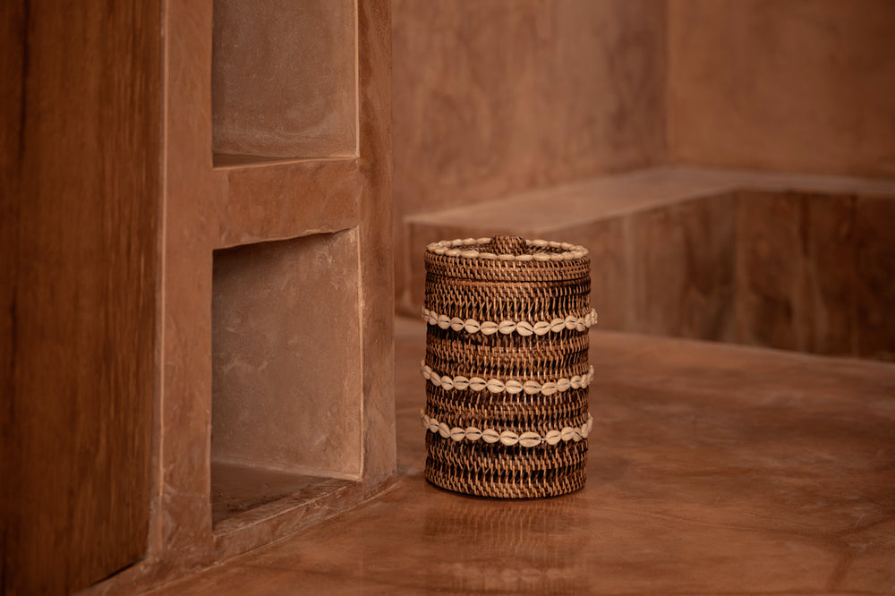 De Shell Opbergmand - Natuurlijk Bruin