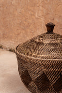 Le Panier de Rangement Crown - Brun Naturel