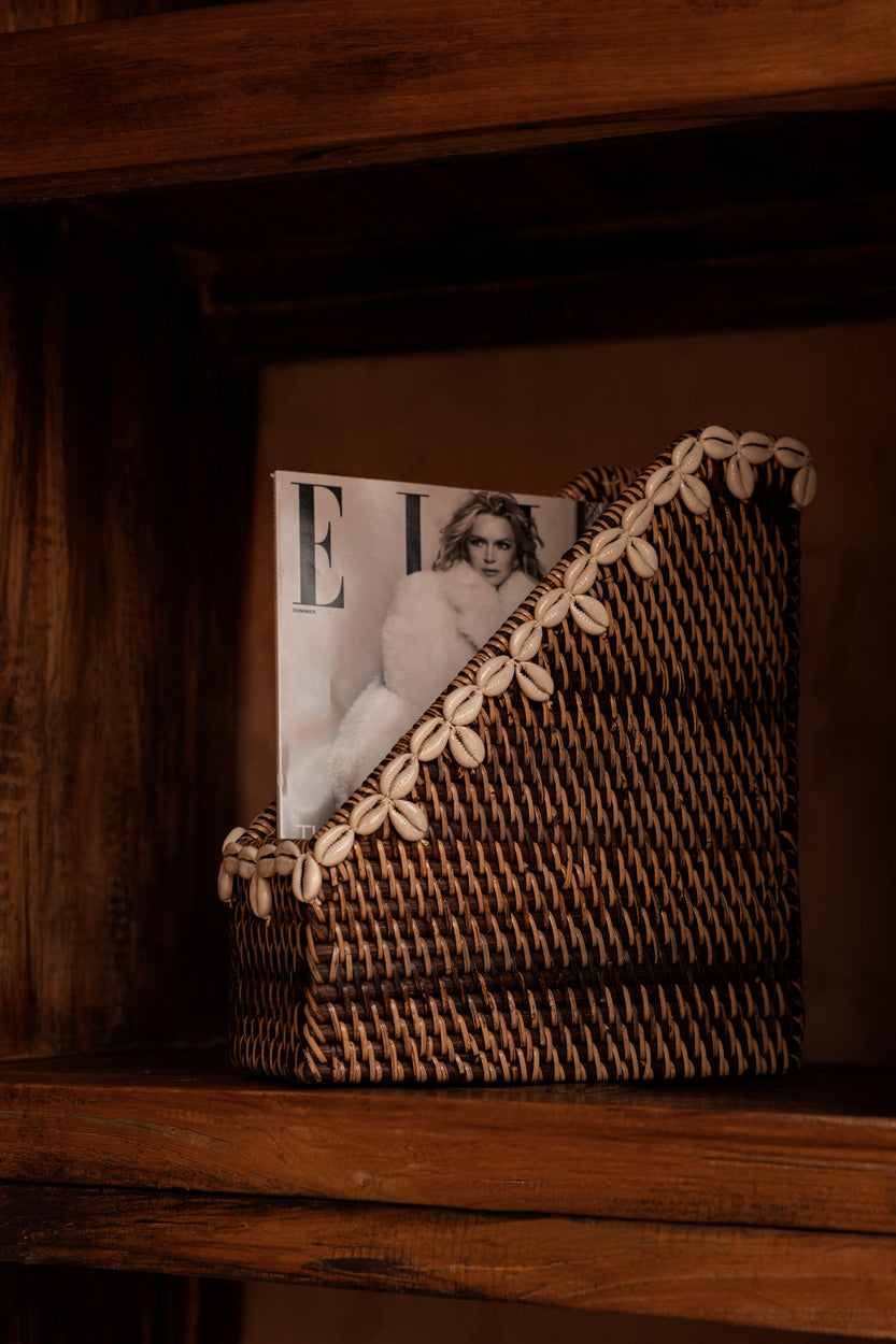 El Organizador Shell Edge - Marrón Natural