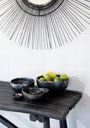 Le Bol Courbé Brûlé - Noir - Lot de 3