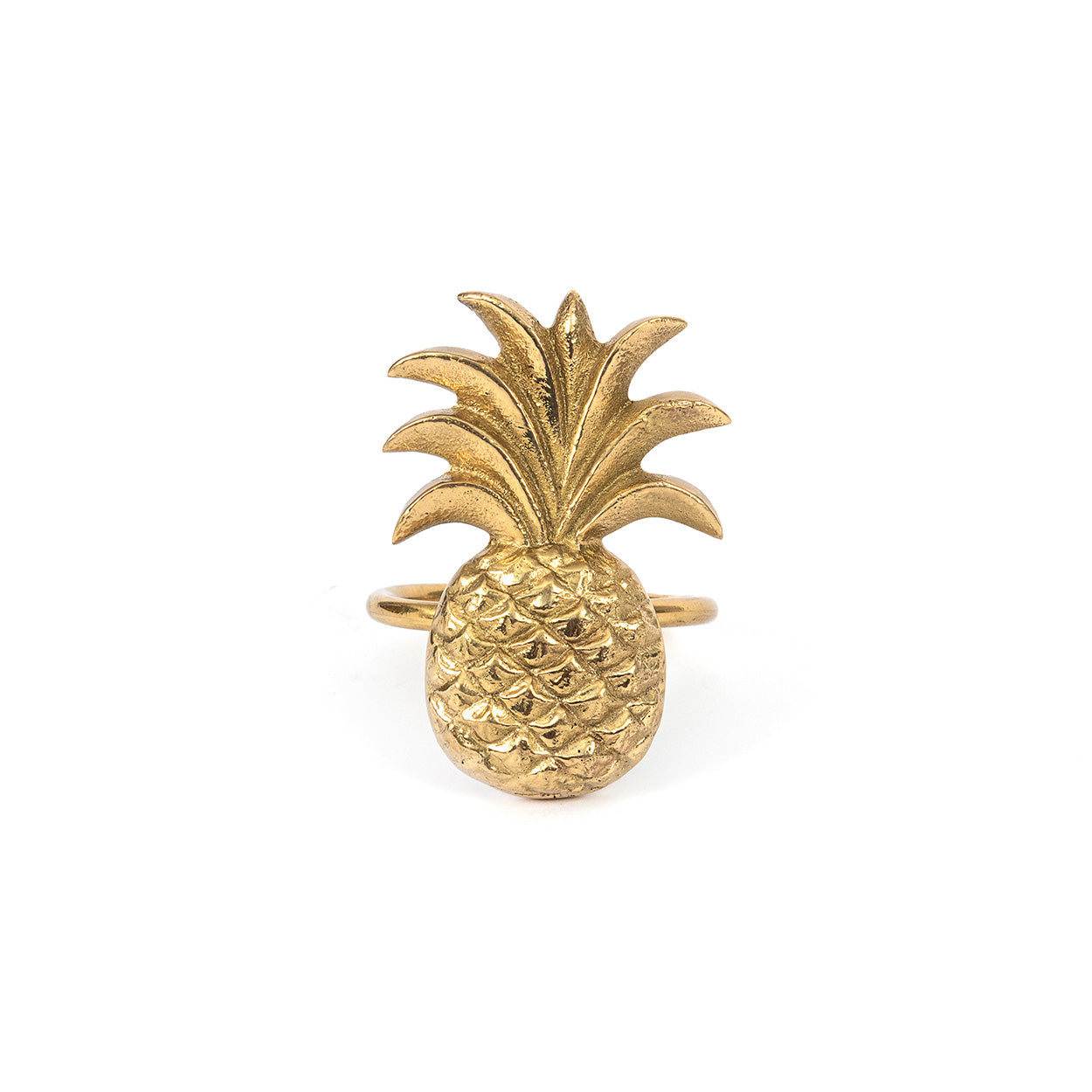 The Pineapple Napkin Ring - Gold