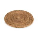 Natural brown rattan placemat for everyday table setting, give a stunning touch to dining moment.