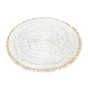 La Tovaglietta Con Conchiglie In Seagrass - Bianco