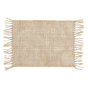 Round seagrass placemat in natural tone for any table setting