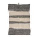 The Linen Smudge Kitchen Towel - Natural Black - 50x70