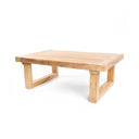 Der Couchtisch Aus Recyceltem Teakholz - Natur