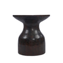 De Hourglass Bijzettafel - Donker Notenhout