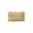 La Funda De Cojín De Rafia Rectangular - Natural - 30x50