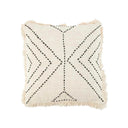 Housse De Coussin Tribal - Naturel Noir