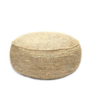 The Raffia Flores Pouffe - Natural